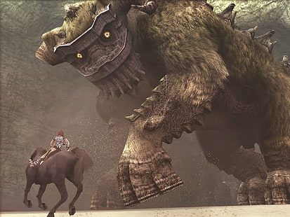 Shadow of the Colossus HD, วิดีโอเกม, เงา, ยักษ์ใหญ่, วอลล์เปเปอร์ HD HD wallpaper
