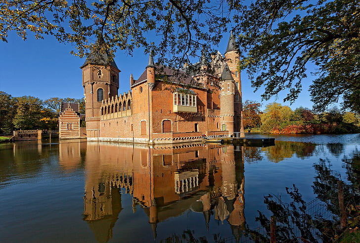 castle, Netherlands, Holland, Heeswijk castle, HD wallpaper