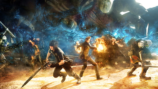 Sfondo di Final Fantasy, videogiochi, Final Fantasy XV, Final Fantasy, Sfondo HD HD wallpaper