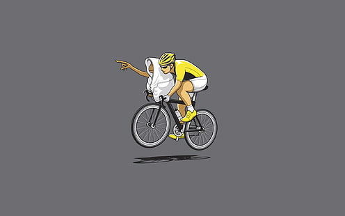 Fahrrad-Freunde, lustig, Hintergrund, Affe, HD-Hintergrundbild HD wallpaper