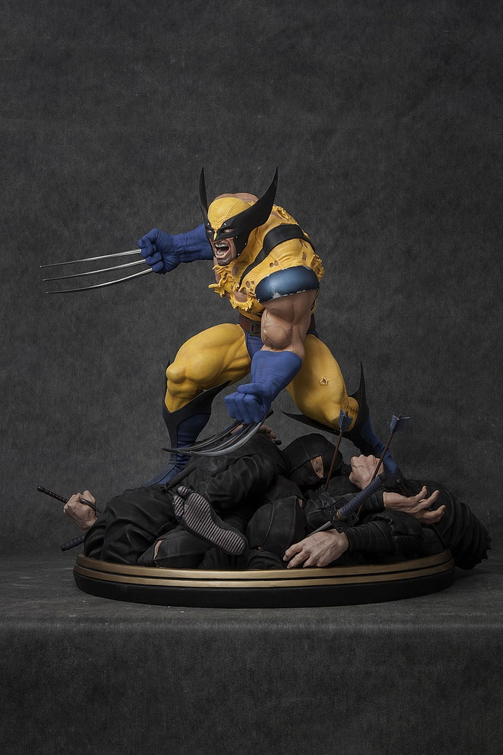 Dekorasi meja Marvel Wolverine, X-Men, Wolverine, Wallpaper HD, wallpaper seluler