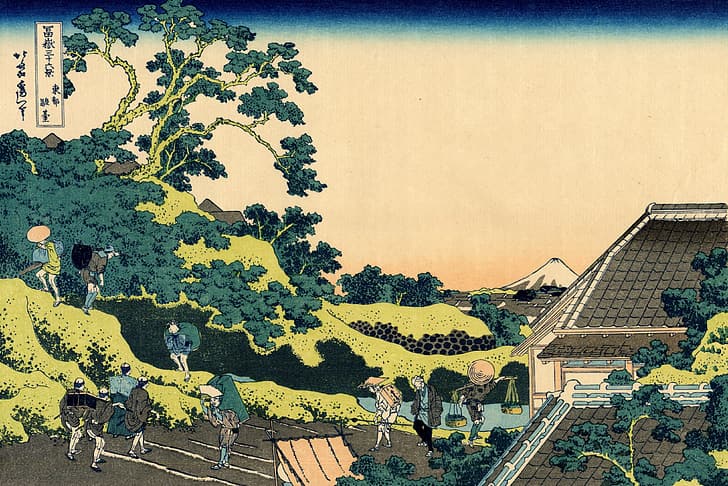 Japanische Kunst, Ukiyo-e, HD-Hintergrundbild