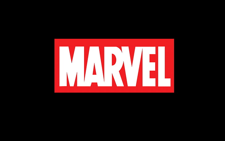 Marvel logosu, minimalizm, logo, hayret, Stüdyo, HD masaüstü duvar kağıdı