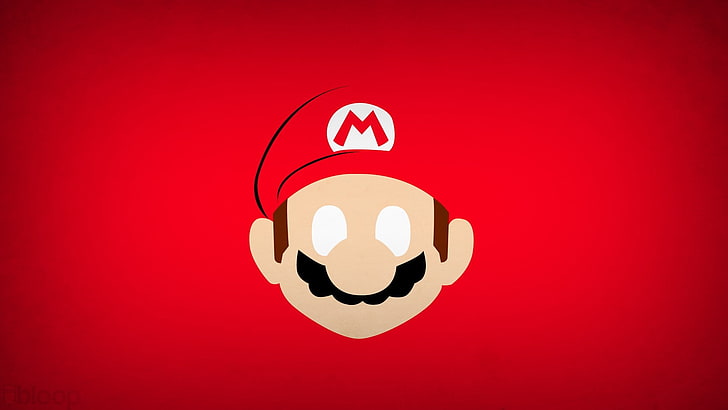 Super Mario logo, Super Mario, HD wallpaper