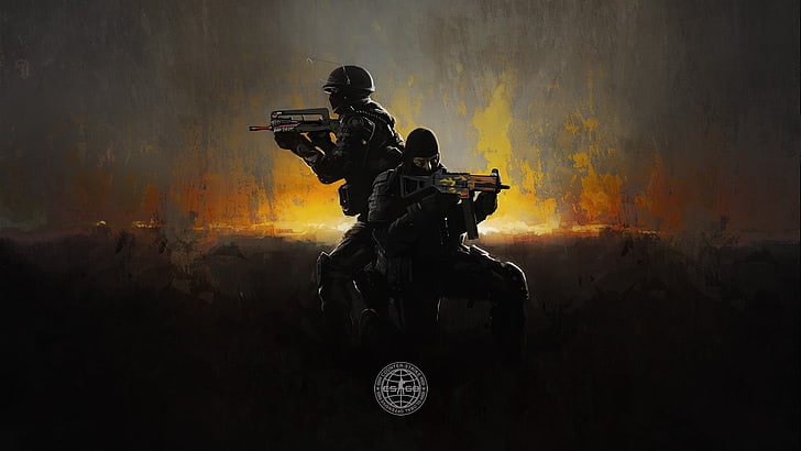 Papel de parede de Counter Strike Global, Counter-Strike: Ofensiva Global, arte, HD papel de parede
