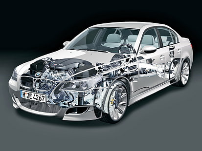 2004, BMW-M5, Cutaway, E60, HD-Hintergrundbild HD wallpaper
