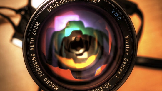 black camera lens, lens, technology, camera, HD wallpaper HD wallpaper