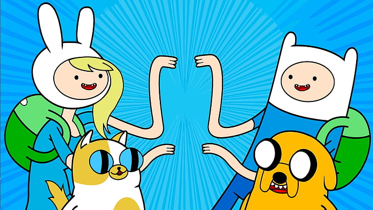 Adventure Time tapet, Adventure Time, Finn the Human, Jake the Dog, Fionna the Human, HD tapet