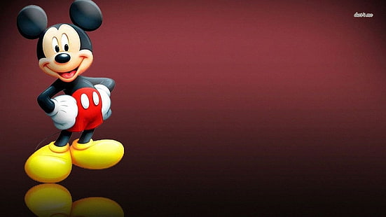 Mickey Mouse illustration, Disney, Mickey Mouse, HD tapet HD wallpaper