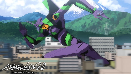 Neon Genesis Evangelion, EVA Unit 01, Anime, HD-Hintergrundbild HD wallpaper