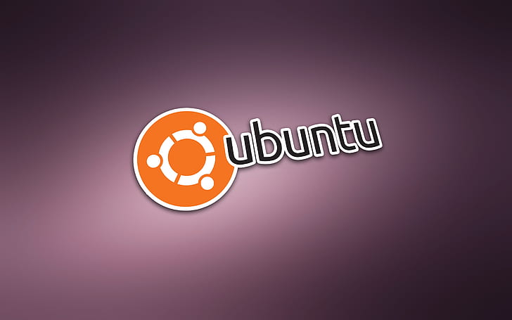 شعار Ubuntu الحديث ، لينكس ، أوبونتو، خلفية HD