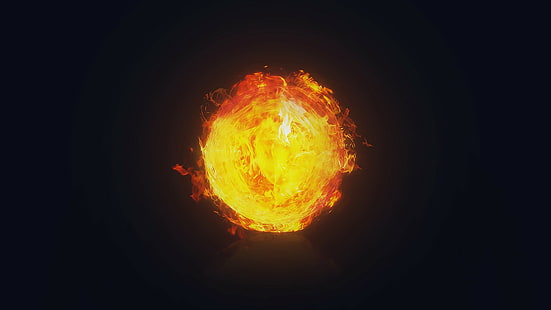 Das Auge von Sauron Sauron Feuerbälle Feuer, HD-Hintergrundbild HD wallpaper