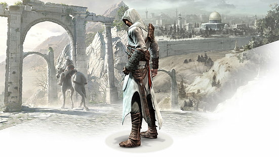 Assassin's Creed, Altair (Assassin's Creed), Altaïr Ibn-La'Ahad, Palestina, HD papel de parede HD wallpaper