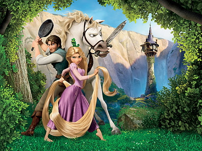 Disney movie Tangled, Disney, Movie, Tangled, HD wallpaper HD wallpaper