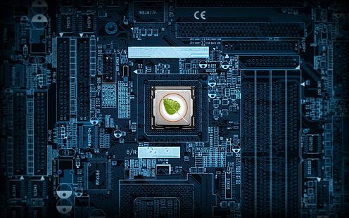 linux motherboard bodhi linux Teknologi Linux HD Art, linux, motherboard, Wallpaper HD HD wallpaper