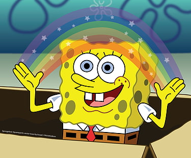 Illustrazione di Spongebob Squarepants, Serie TV, SpongeBob SquarePants, Sfondo HD HD wallpaper