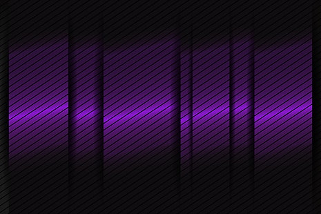фиолетово-черные обои, фон, абстрактные, темные, градиент, HD обои HD wallpaper