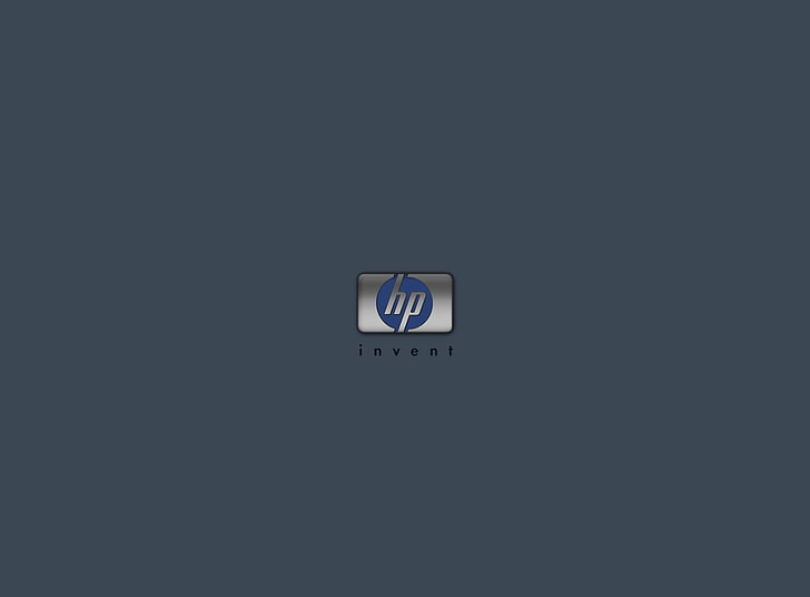 Компьютер HP, логотип HP Invent, компьютеры, оборудование, компьютер, HD обои