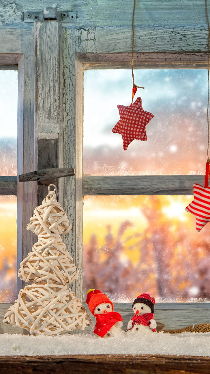 Stelle Lanterna Albero di Natale, decorazioni albero di Natale beige, Festività / Vacanze, Natale, stelle, albero, lanterna, Sfondo HD, sfondo telefono