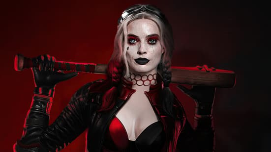 Harley Quinn, Margot Robbie, ทีมฆ่าตัวตาย, วอลล์เปเปอร์ HD HD wallpaper