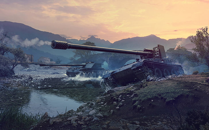 World of Tanksドイツ戦車駆逐艦-2017ゲームHD ..、 HDデスクトップの壁紙