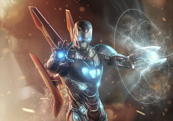 Iron Man, Vengadores 4, HD, Fondo de pantalla HD