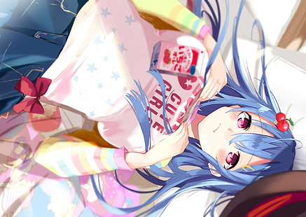 Anime, Touhou, Tenshi Hinanawi, HD-Hintergrundbild HD wallpaper