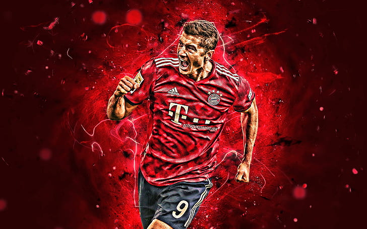 Soccer, Robert Lewandowski, FC Bayern Munich, Polish, HD wallpaper