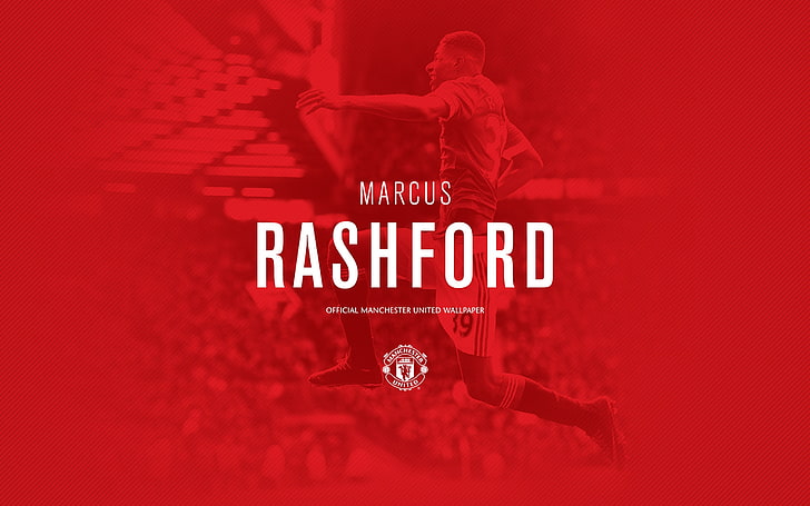 Marcus Rashford-2016 Manchester United HD Wallpape.., Marcus Rashford digital wallpaper, HD wallpaper