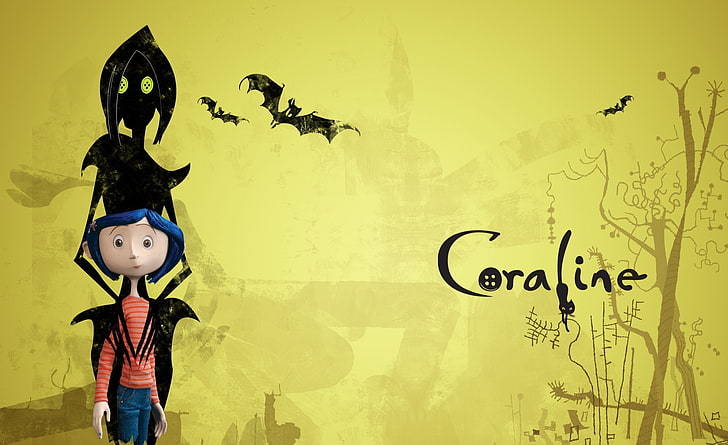 Dakota Fanning In Coraline I, Coraline digital wallpaper, Cartoons, Coraline, Dakota, Fanning, HD wallpaper