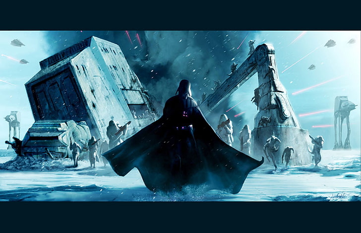 Star Wars digital wallpaper, Darth Vader, HD wallpaper