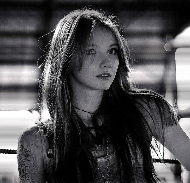 Olesya Kharitonova, model, kızıl saçlı, HD masaüstü duvar kağıdı