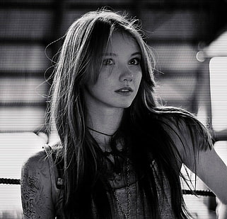 Olesya Kharitonova, modelka, ruda, Tapety HD HD wallpaper