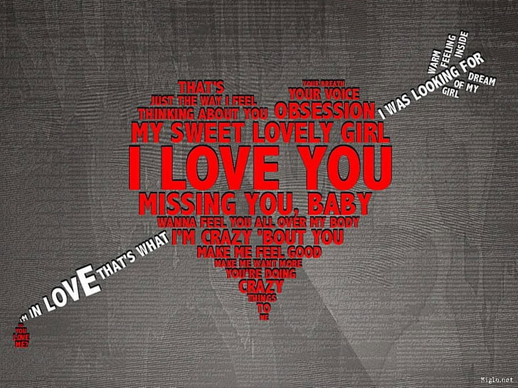 Love, Heart, Romance, Red, Arrow, Words, Art Design, love, heart, romance, red, arrow, words, art design, HD wallpaper