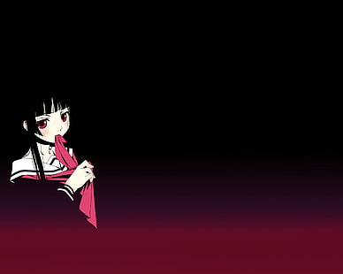 Jigoku Shoujo, animeflickor, Enma Ai, HD tapet HD wallpaper
