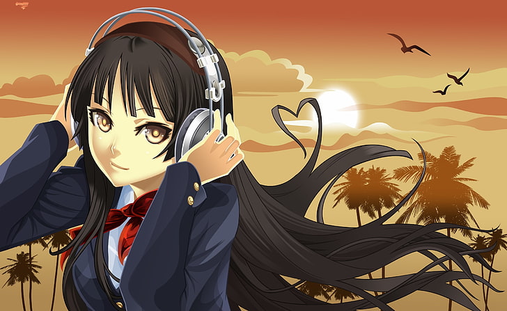 Listening Music Anime HD wallpapers free download | Wallpaperbetter