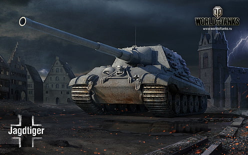 World of Tanks Spielanwendung, World of Tanks, Panzer, JagdTiger, Wargaming, Videospiele, HD-Hintergrundbild HD wallpaper