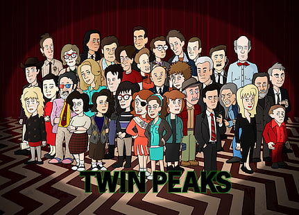 Programa de TV, Twin Peaks, Elenco, HD papel de parede HD wallpaper