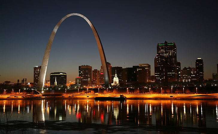 St Louis, Missouri, Gateway Arch, United States, Missouri, Louis, HD wallpaper
