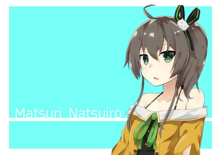 Anime, Virtual Youtuber, Natsuiro Matsuri, HD wallpaper