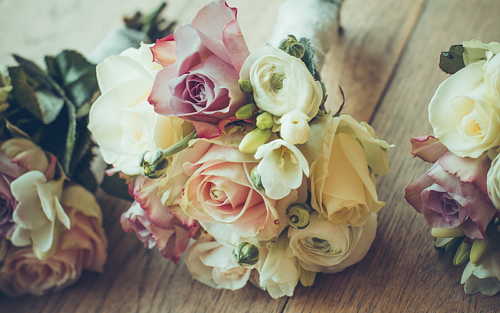 assorted-color flower bouquet, flowers, HD wallpaper