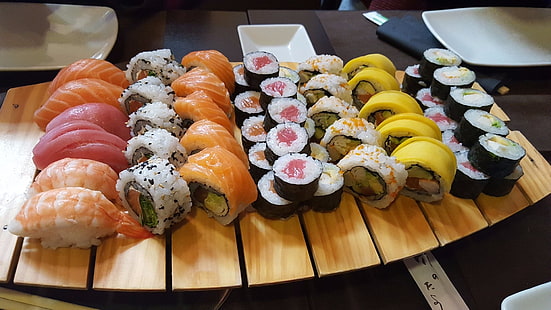 Asia, ikan, makanan, Jepang, Jepang, kehidupan, makan, daging, oriental, makanan laut, masih, sushi, Wallpaper HD HD wallpaper