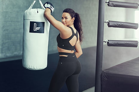Demi Lovato, 8 km, Fabletics, 4 km, HD-Hintergrundbild HD wallpaper