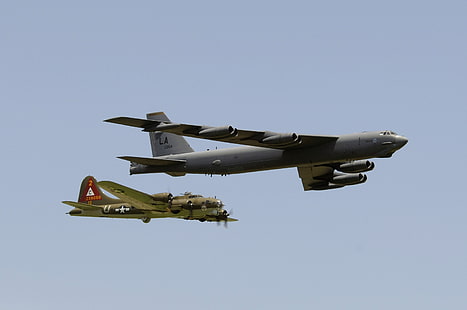 Boeing, bombardier, stratégique, B-17, quadrimoteur, lourd, Forteresse volante, B-52, forteresse STRATO, La 