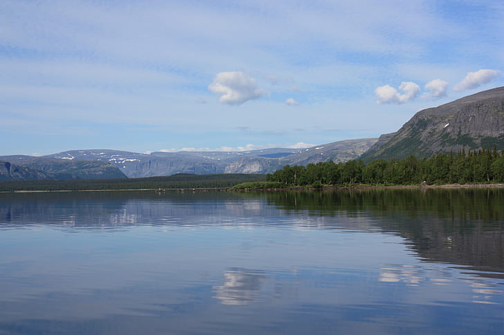 alam, lanskap, Karelia, air, bukit, Wallpaper HD
