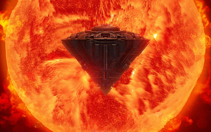 zrzut ekranu z filmu, science fiction, słońce, grafika, Tapety HD