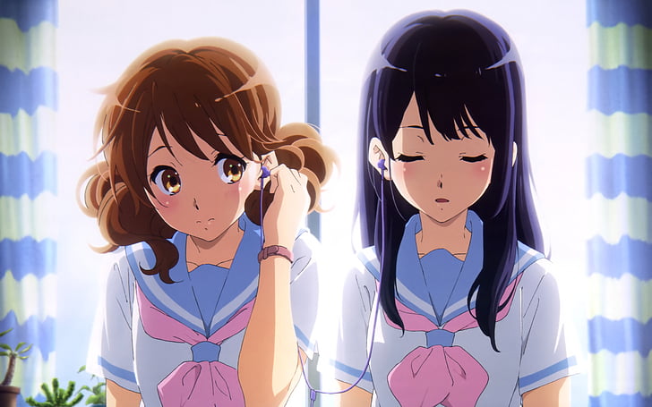 Anime, Sound!Euphonium, Kumiko Oumae, Reina Kousaka, HD-Hintergrundbild