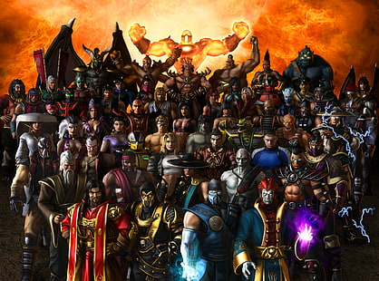 Mortal Kombat Armageddon HD Wallpaper, assorted hero characters wallpaper, Games, Mortal Kombat, armageddon, HD wallpaper HD wallpaper