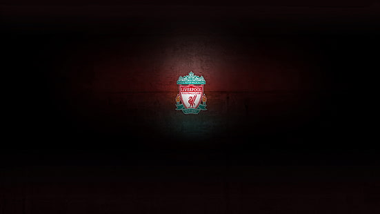 фон, емблема, Ливърпул, футболен клуб, HD тапет HD wallpaper