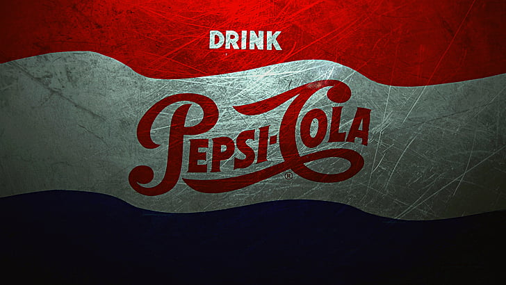cola, minuman, minuman, logo, logam, pepsi, poster, soda, Wallpaper HD
